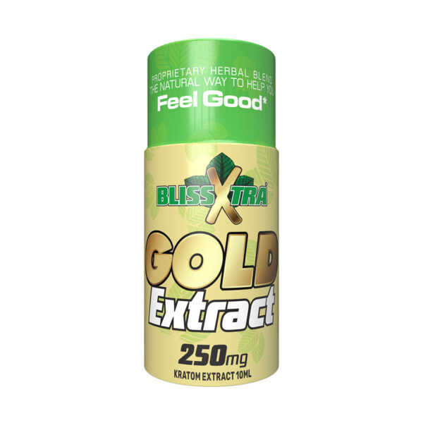 Blissxtra Kratom GOLD Extract Shot 10ml – 24 Pack | Premium Potency & Convenience - Image 2